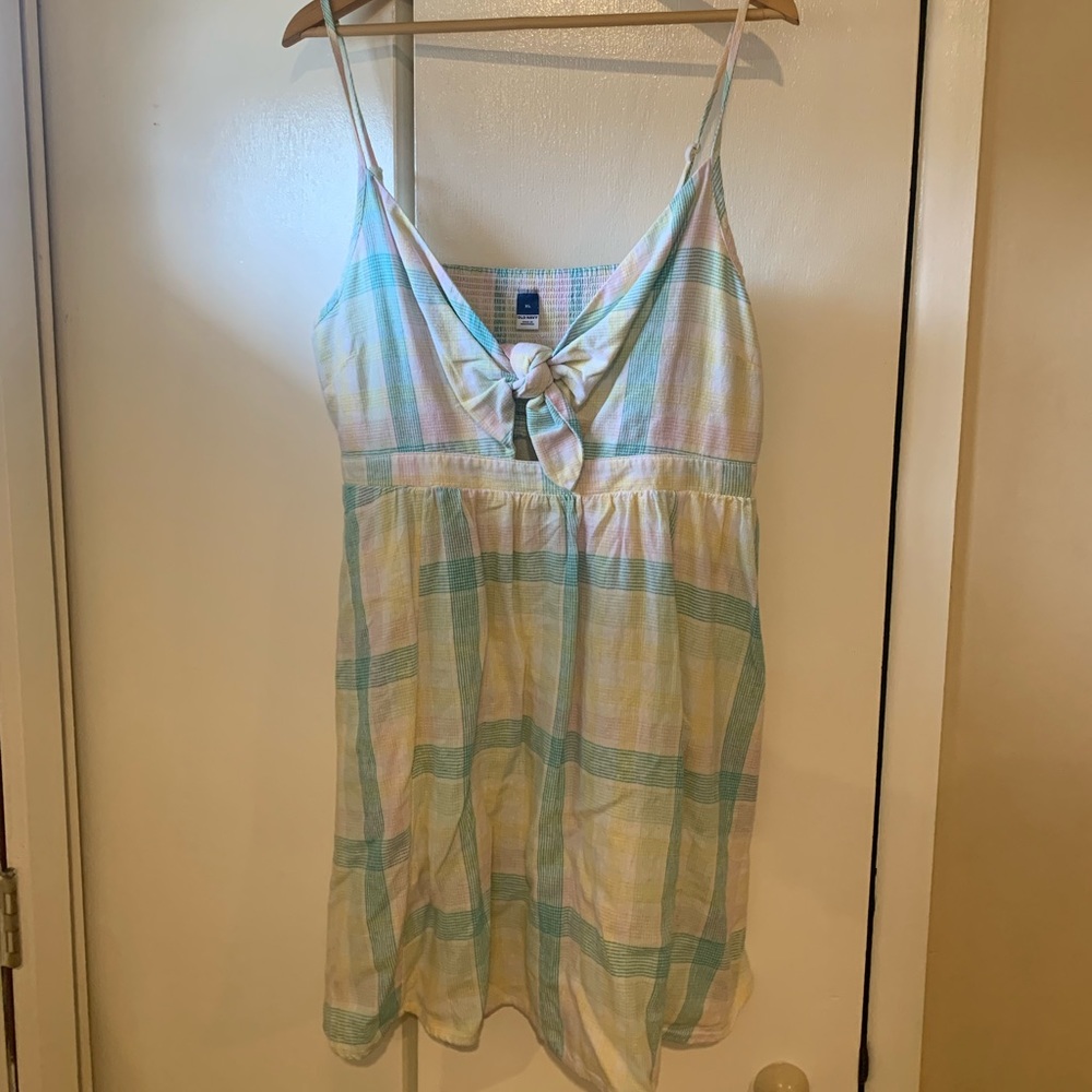 Pastel Plaid Old Navy Dress